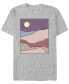 Men's Minimal Landscape Short Sleeves T-shirt 2XL - фото #1