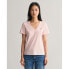 Фото #1 товара GANT Reg Shield short sleeve v neck T-shirt