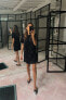 Фото #1 товара Платье из искусственной замши со стразами ZARA