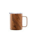 Wood Decal Insulated Coffee Mugs, Set of 4