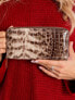 Фото #2 товара Женский кошелек кожаный лаковый с тиснением под кожу крокодила Factory Price