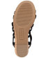 Фото #2 товара Women's Arloo Strappy Elastic Wedge Sandals, Created for Macy's