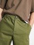 Фото #5 товара ASOS DESIGN tapered chinos in dark green