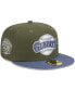 ფოტო #1 პროდუქტის Men's Olive, Blue San Francisco Giants 59FIFTY Fitted Hat