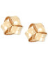 ფოტო #1 პროდუქტის Love Knot Stud Earrings in 10k Gold