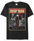 ფოტო #1 პროდუქტის Marvel Men's Comic Collection Vintage Iron Man Poster Short Sleeve T-Shirt