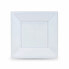 Set of reusable plates Algon Squared Plastic 18 x 18 x 2 cm (36 Units)