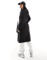 Фото #3 товара Noisy May Petite longline trench coat in black