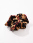 Фото #4 товара My Accessories leopard print scrunchie with contrast red piping