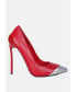 cidra silver dip stiletto heels pumps