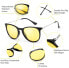 Фото #4 товара TJUTR Polarised Night Driving Glasses for Driving Women and Men Yellow Night Vision Anti-Glare Glasses - UV400