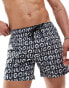 Фото #1 товара Hugo Tortuga swim short in black