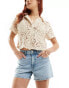 Фото #1 товара Vero Moda Tess denim shorts in light blue denim