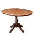 36" Round Top Pedestal Table with 12" Leaf