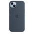 Фото #1 товара Чехол силиконовый Apple iPhone 14 Plus с технологией MagSafe - Storm Blue - Apple - iPhone 14 Plus