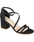 ფოტო #2 პროდუქტის Women's Bella Strappy Block Heel Dress Sandals