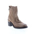 Фото #2 товара A.S.98 Jase A24208-301 Womens Brown Leather Zipper Casual Dress Boots 10