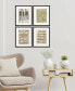 Geometry of Music Framed Art, Set of 4