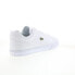 Фото #17 товара Lacoste Lerond Pro Bl 23 1 Cma Mens White Leather Lifestyle Sneakers Shoes