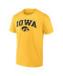 ფოტო #3 პროდუქტის Men's Gold Iowa Hawkeyes Campus T-shirt