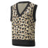 Фото #1 товара Puma Downtown Graphic Pullover Vest Womens Beige Casual Athletic Outerwear 53836