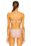 Jonathan Simkhai 286171 Katrine Metallic Tie Front Bikini Top, Size Medium