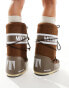 Moon Boot high ankle snow boots in brown