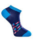 ფოტო #4 პროდუქტის Mens Novelty Ankle Socks, Pack of 3
