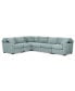 Фото #15 товара Radley 5-Pc. Fabric Sectional Sofa, Created for Macy's