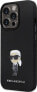 Karl Lagerfeld Karl Lagerfeld KLHCP13XSMHKNPK iPhone 13 Pro Max 6,7" czarny/black Silicone Ikonik Metal Pin