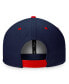 Men's Navy, Red Columbus Blue Jackets Heritage Retro Two-Tone Snapback Hat