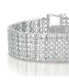 Фото #2 товара Sterling Silver Cubic Zirconia Wide 6 Row Tennis bracelet