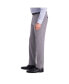 Фото #2 товара Comfort Stretch Solid Skinny Fit Flat Front Dress Pant