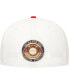 Men's White/Red Los Angeles Angels Major Sidepatch 59FIFTY Fitted Hat Красно-белый, 7 3/4 - фото #3