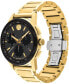 ფოტო #2 პროდუქტის Men's Museum Sport Swiss Quartz Chronograph Gold-Tone PVD Watch 43mm