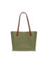 Polished Pebble Leather Willow Tote with Interior Zip Pocket