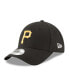 Фото #1 товара Men's Black Pittsburgh Pirates Team League 9FORTY Adjustable Hat