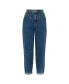 Фото #1 товара Women's Cuffed Hem Mom Jeans