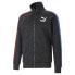Фото #1 товара Puma T7 Iconic FullZip Track Jacket Mens Black Casual Athletic Outerwear 5394845