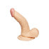 Gebogener Naturdildo, 17 cm