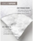 Sobella Supremo 100% Cotton Face Medium Density Pillow, Queen