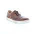 Фото #3 товара Bed Stu Holly F319002 Womens Brown Leather Lace Up Lifestyle Sneakers Shoes