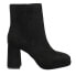 Corkys Slug Bug Round Toe Platform Booties Womens Black Dress Boots 80-0047-013