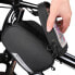 Фото #3 товара Велосипедная сумка на раму + съемный чехол для телефона до 6,5" 1,5 л черный Wozinsky WBB7BK