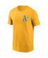 Фото #3 товара Men's Reggie Jackson Gold Distressed Oakland Athletics Cooperstown Collection Name and Number T-shirt