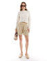 Фото #2 товара Mango crochet cardigan in white