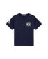 Toddler and Little Boys US Open Cotton Jersey Graphic T-shirts Refined Navy, 3 - фото #1