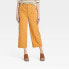 Фото #1 товара Women's High-Rise Utility Cargo Pants - Universal Thread Yellow 8