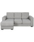 Фото #4 товара Elizabeth 85" Stain-Resistant Fabric Reversible Sofa Chaise Sectional