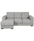 Elizabeth 85" Stain-Resistant Fabric Reversible Sofa Chaise Sectional